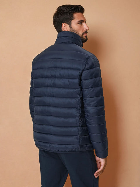 Sinsay Men's Navy Quilted Puffer Jacket | Sinsay In Lebanon