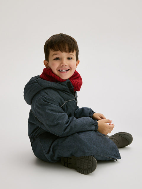 Reserved Boy's Navy Insulated Snowsuit With Hood | Reserved In Lebanon