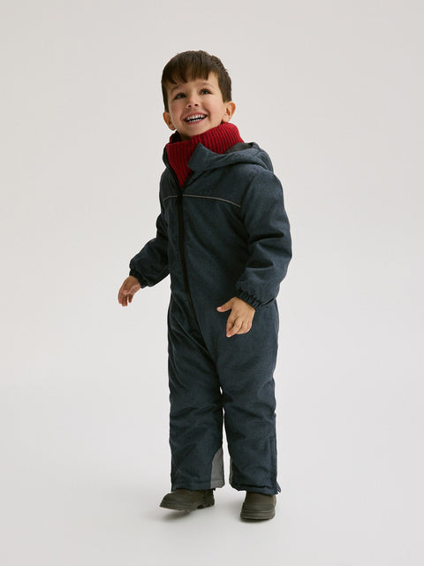 Reserved Boy's Navy Insulated Snowsuit With Hood | Reserved In Lebanon