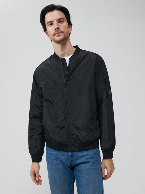 Sinsay Men's Black Bomber Jacket | Sinsay In Lebanon
