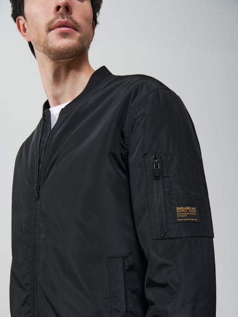 Sinsay Men's Black Bomber Jacket | Sinsay In Lebanon