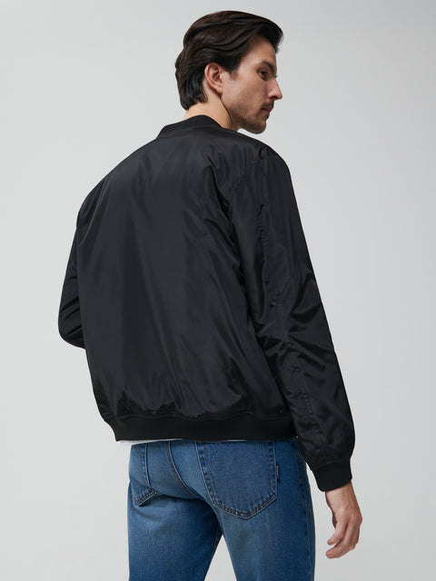 Sinsay Men's Black Bomber Jacket | Sinsay In Lebanon