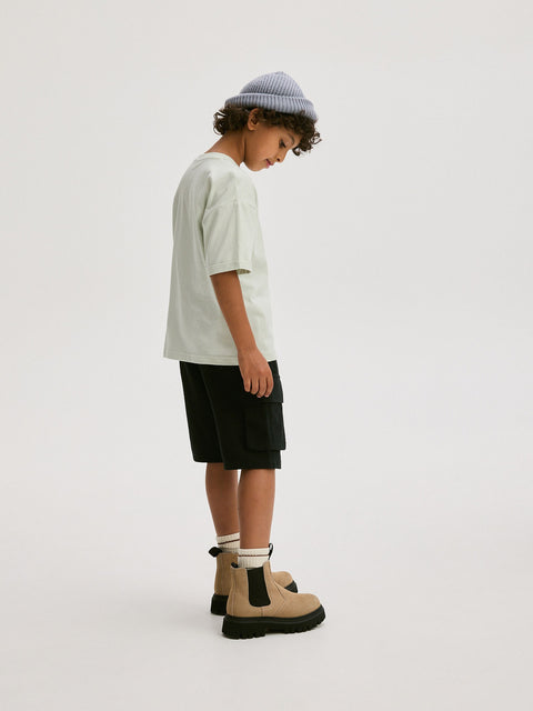 Reserved Boy's Black Cargo Shorts | Reserved In Lebanon