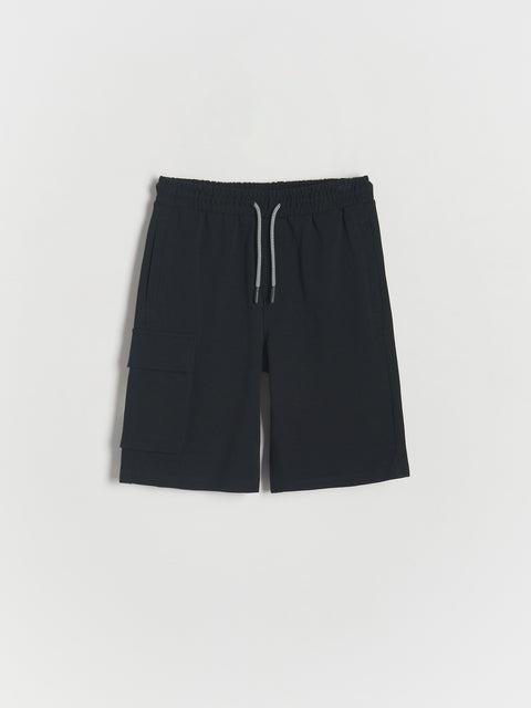 Reserved Boy's Black Cargo Shorts | Reserved In Lebanon
