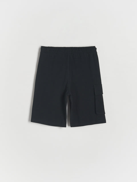 Reserved Boy's Black Cargo Shorts | Reserved In Lebanon
