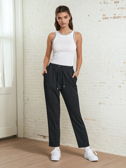 Sinsay Women's White Ribbed Sleeveless Crew Neck Top|Sinsay In Lebanon