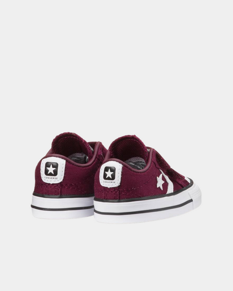 Converse Kid's Burgundy Star Player Easy-On Seasonal Color A02595C SE152 shoes 26 shr