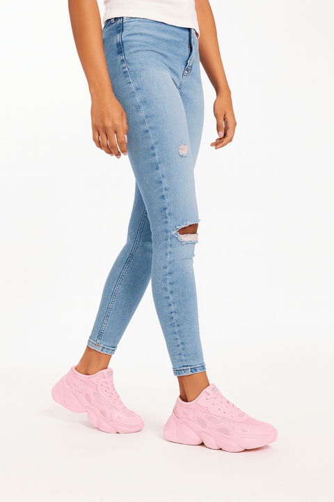 Steve Madden Women's Pink Stormz Sneakers | Steve Madden In Lebanon