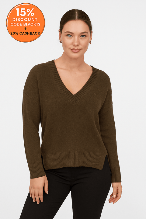 Vince Camuto Women's Brown Long-Sleeve Blouse | Vince Camuto In Lebanon