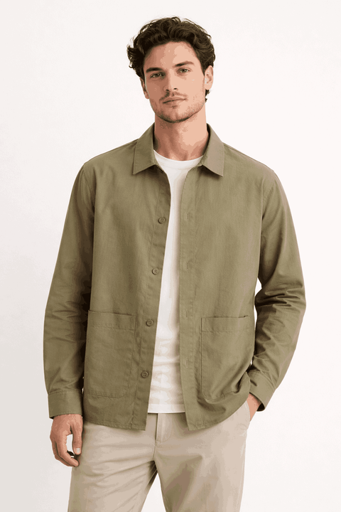 Celio Men's Taupe Shirt | Celio in Lebanon