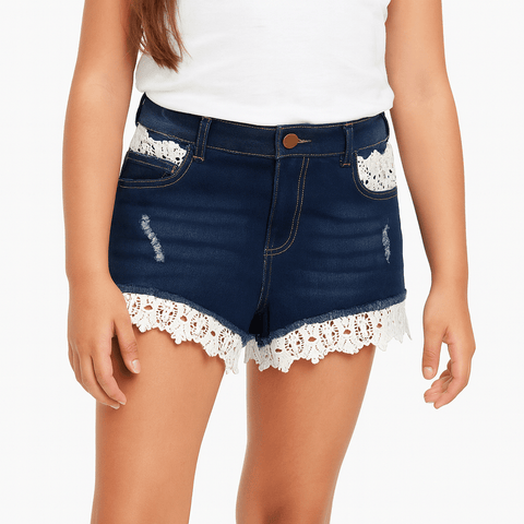 Imperial Star Girl's Dark Jeans Short ABFK1560