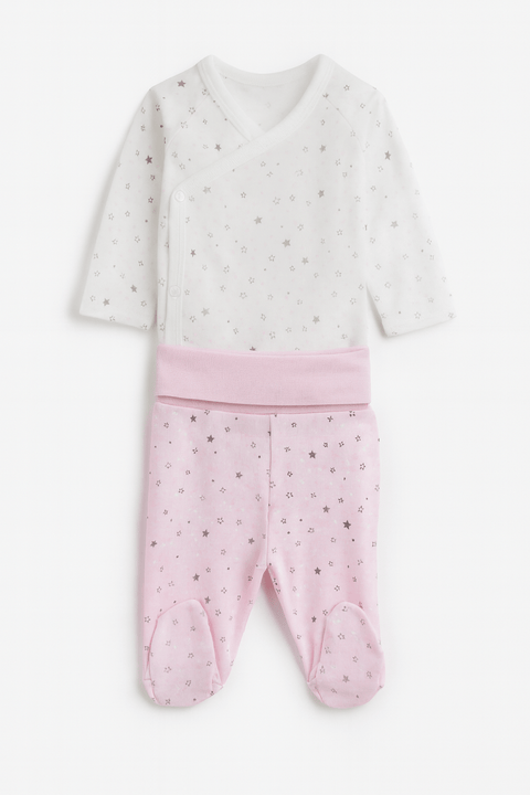 Boboli Baby Girl Pink Pajama Set | Boboli In Lebanon