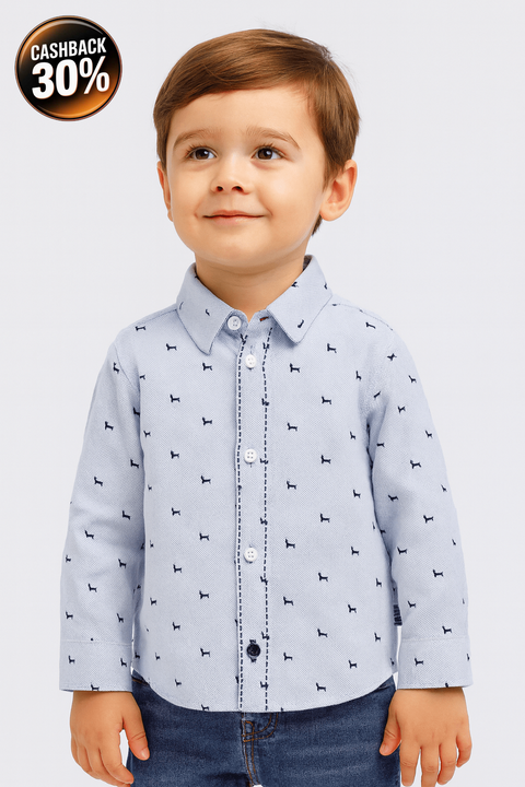 Boboli Boy's Baby Blue Shirt | Boboli in Lebanon