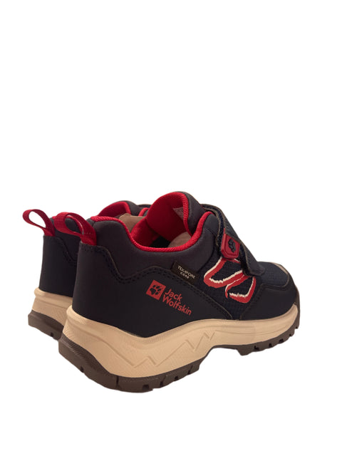Jack Wolfskin Boy's Navy Blue Sunset Hike Texapore Low VC K |Jack Wolfskin in Lebanon