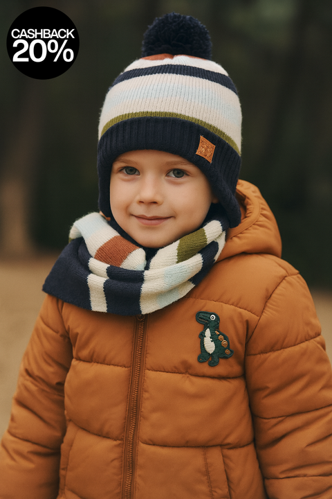 Sinsay Boy's Multicolor Scarf & Hat Set | Sinsay In Lebanon