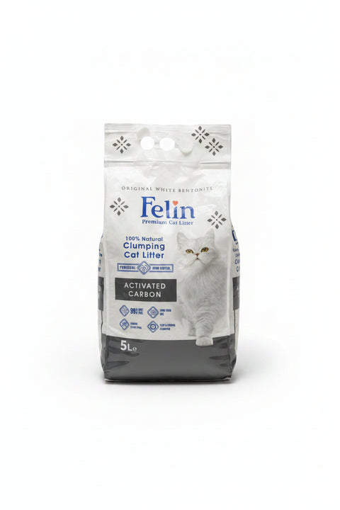 Felin Cat Litter Activated Carbon 5L | Felin  In Lebanon