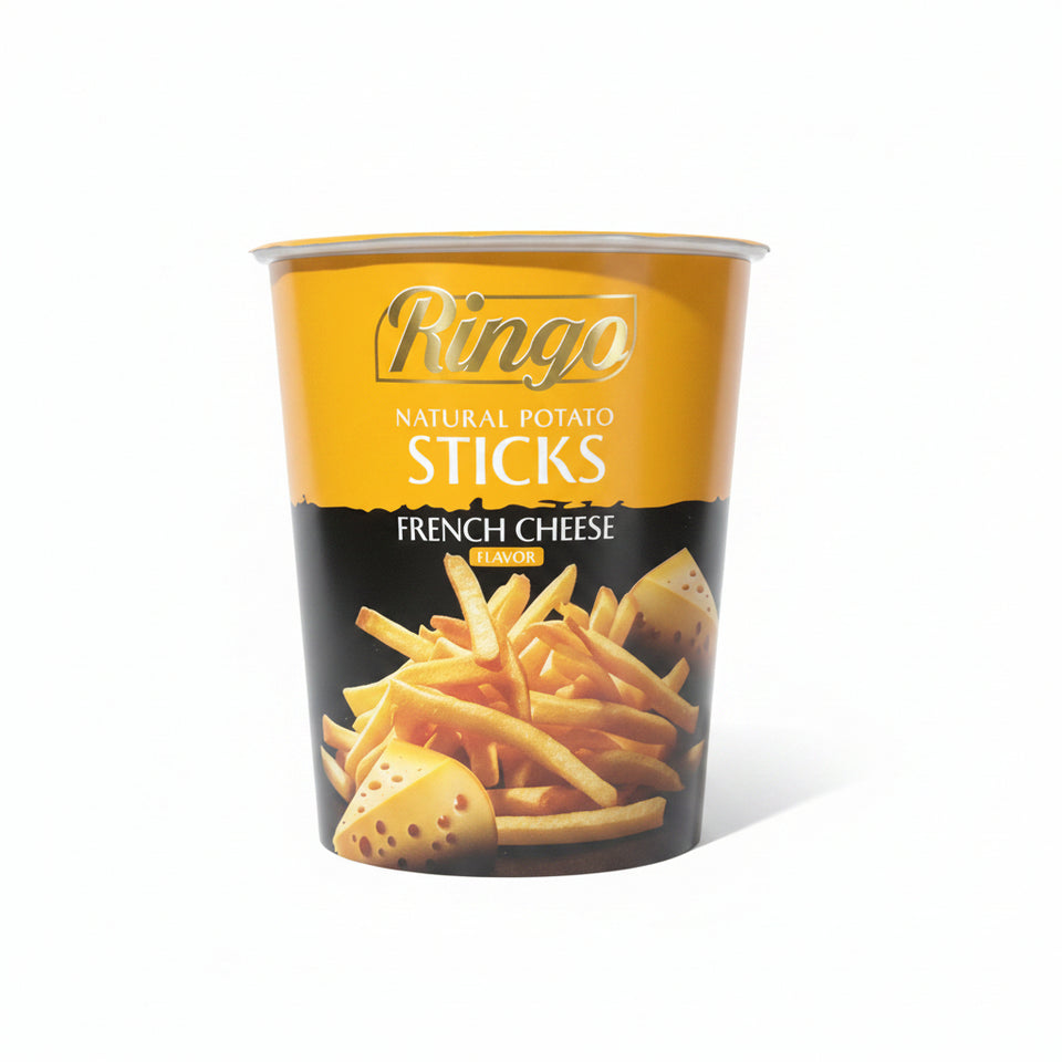 Ringo Natural Potato Sticks French Cheese Flavor 45g | Ringo In Lebanon