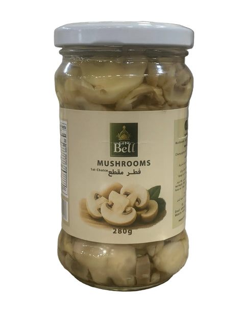 City Bell Sliced Mushrooms 280g | City Bell In Lebanon