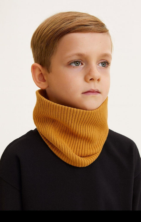 Reserved Boy's Sand Ribbed Neck Gaiter | Reserved In Lebanon