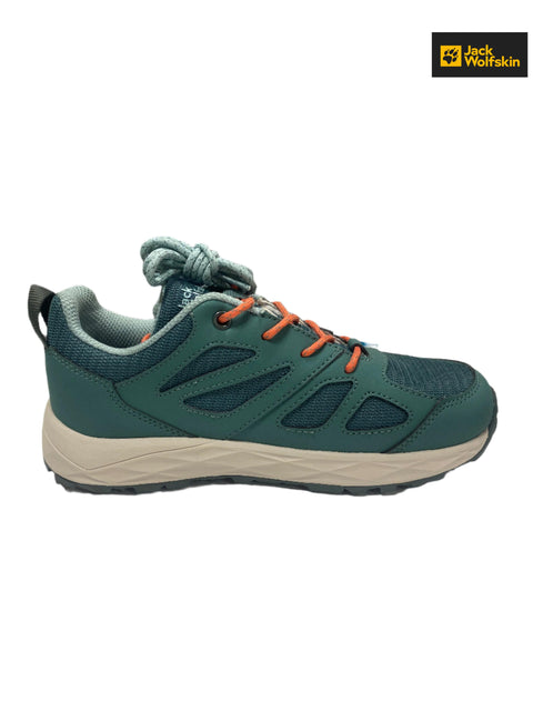 Jack Wolfskin Kid's Green Woodland 2 Texapore Low K Sneakers |Jack Wolfskin in Lebanon