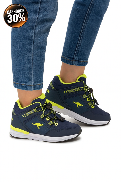 Kangaroos Boy's Navy Ankled Sneakers | Kangaroos In Lebanon