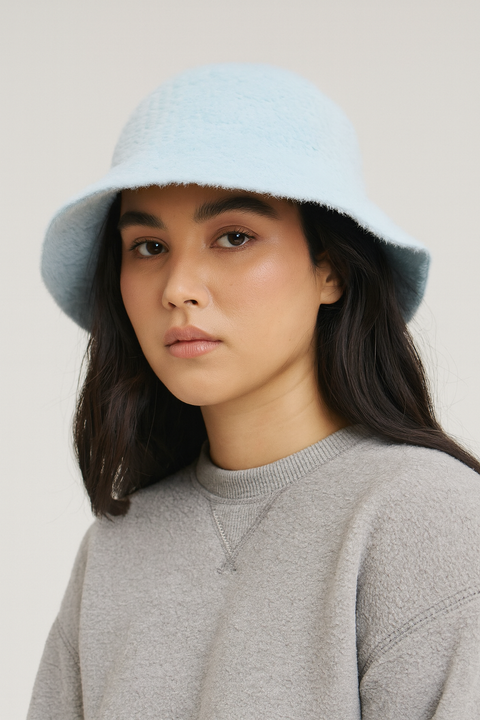 Forever 21 Women's Baby Blue Bucket Hat | Forever 21 In Lebanon