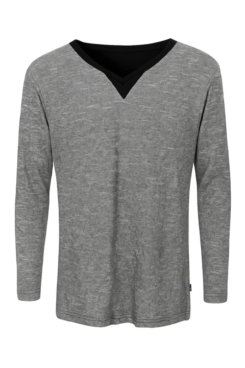 S.Oliver Boy's Grey Long-Sleeve Blouse |S.Oliver in Lebanon