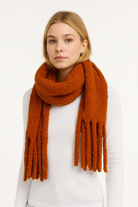 Forever 21 Women's Rust Orange Blanket Scarf | Forever 21 In Lebanon