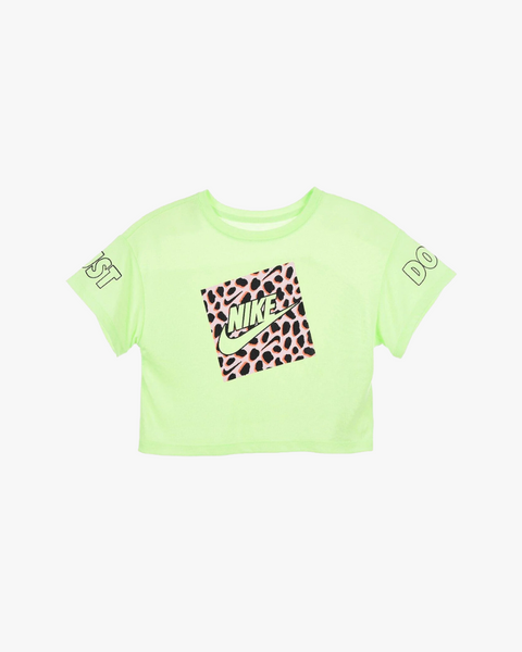 Nike Girl's Pistachio Printed T-Shirts UH9DC FE645(SHR)