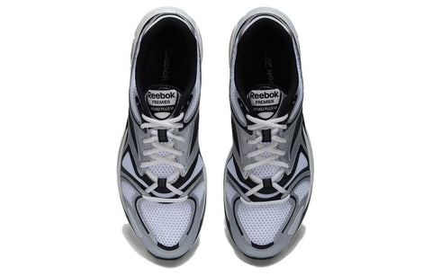 Reebok Unisex Metallic Silver & Black Premier Road Plus 6 Sneakers | Reebok In Lebanon