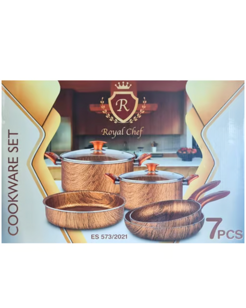 Royal Chef Bronze 7 Pcs Cookware Set ES573/2021