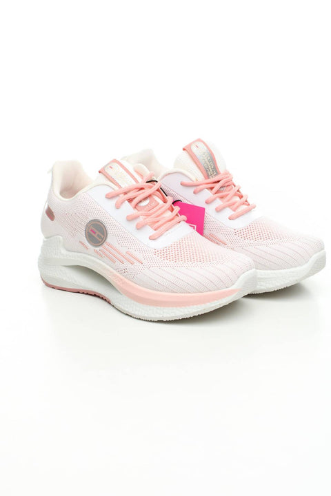 Enrico Coveri Women's Coral White Lotus Active 1 Sneakers |Enrico Coveri In Lebanon