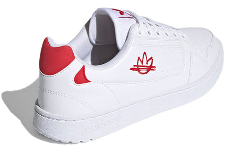 Adidas Men's White & Red NY 90 Sneakers | Adidas In Lebanon