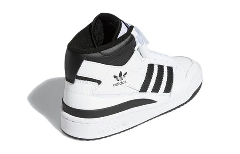 Adidas Women's White & Black Forum Mid J Sneakers | Adidas In Lebanon