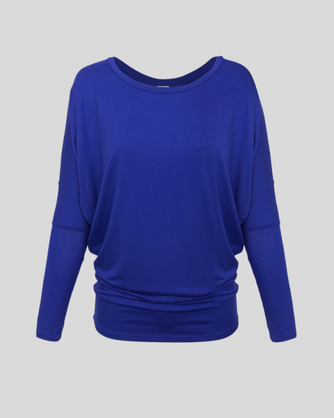 Luisa Spagnoli Women's CORTECCIA Navy Blue Sweatshirt 5037064 FA105