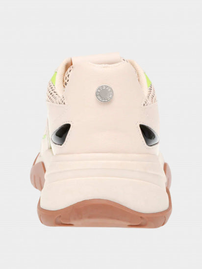 Steve Madden Women's Bone & Lime Synthetic Aventura Sneakers  | Steve Madden In Lebanon
