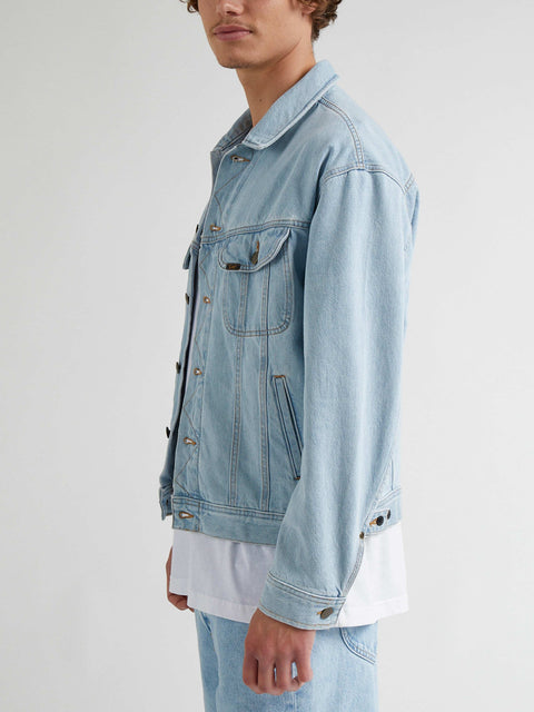 Lee Men's Light Blue Relaxed Rider Denim jacket | Lee In Lebanon