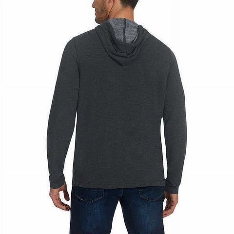 Gerry Men's Dark Gray Long Sleeve Kangaroo Pocket Active Hoodie | Gerry In Lebanon