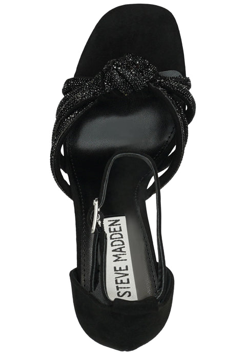 Steve Madden Women's Black Crystal Sandals | Steve Madden In Lebanon