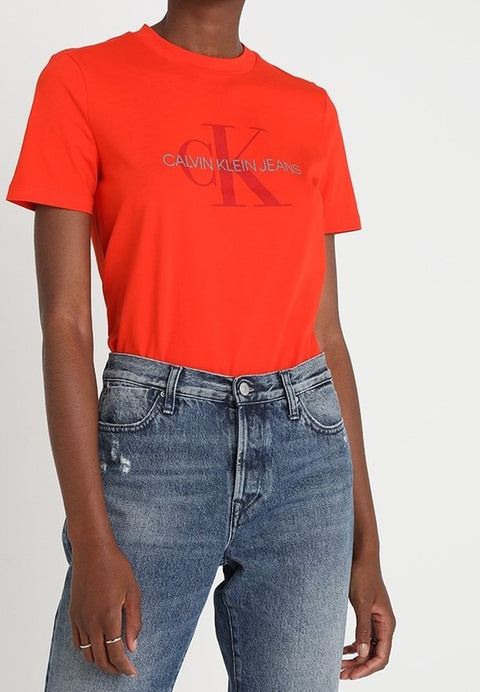 Calvin Klein Women's Orange T-Shirt | Calvin Klein In Lebanon