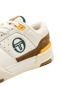 Sergio Tacchini Men's White and Brown BB Court LO Sneakers | Sergio Tacchini In Lebanon