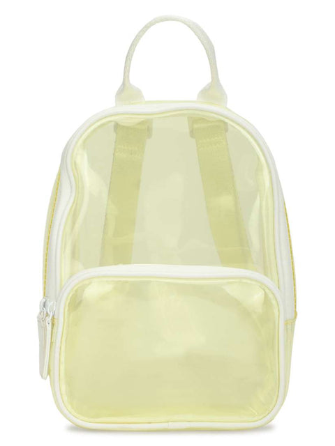 Forever 21 Women's Yellow Transparent Backpack |Forever 21 in Lebanon