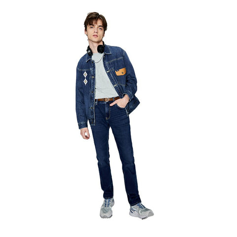 Lee Men's Dark  Blue Denim Jacket  | Lee In Lebanon