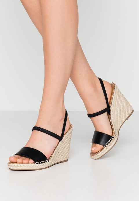 Steve Madden Women's Black Mckenzie Espadrille Wedges |Steve Madden In Lebanon