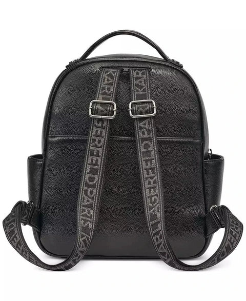 Karl Lagerfeld Paris Women's Black Leather Maybelle Backpack | Karl Lagerfeld In Lebanon