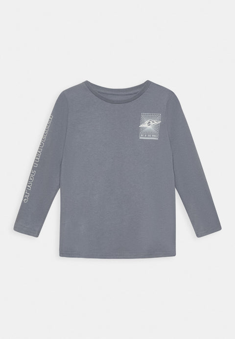Cotton On Boy's Gray  T-shirt ABFK73 shr