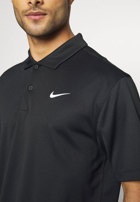 Nike Men's Black Dry Victory Solid Golf Polo T-Shirt|Nike In Lebanon