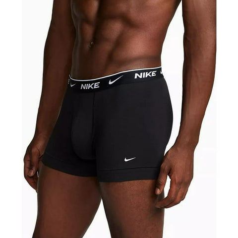 Nike Men's Black Dri FIT Cotton Stretch Trunk - 3 Pack Boxer  | Nike In Lebanon