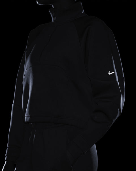 Nike Women's Black Dri-FIT Prima 1/2-Zip Training Blouse | Nike In Lebanon