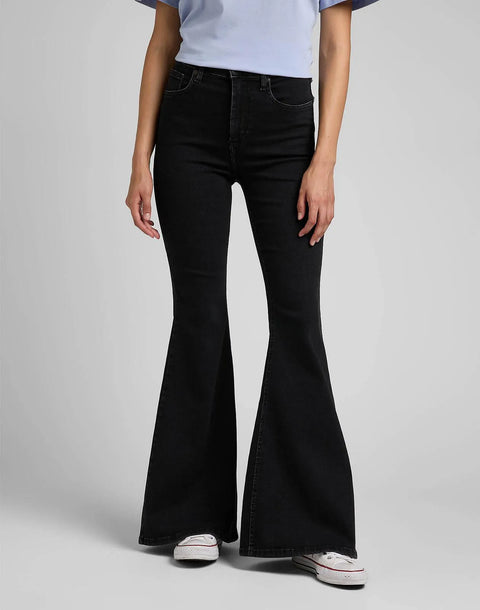 Lee Women's Black Forever Fit Flare Skinny Jeans |Lee In Lebanon
